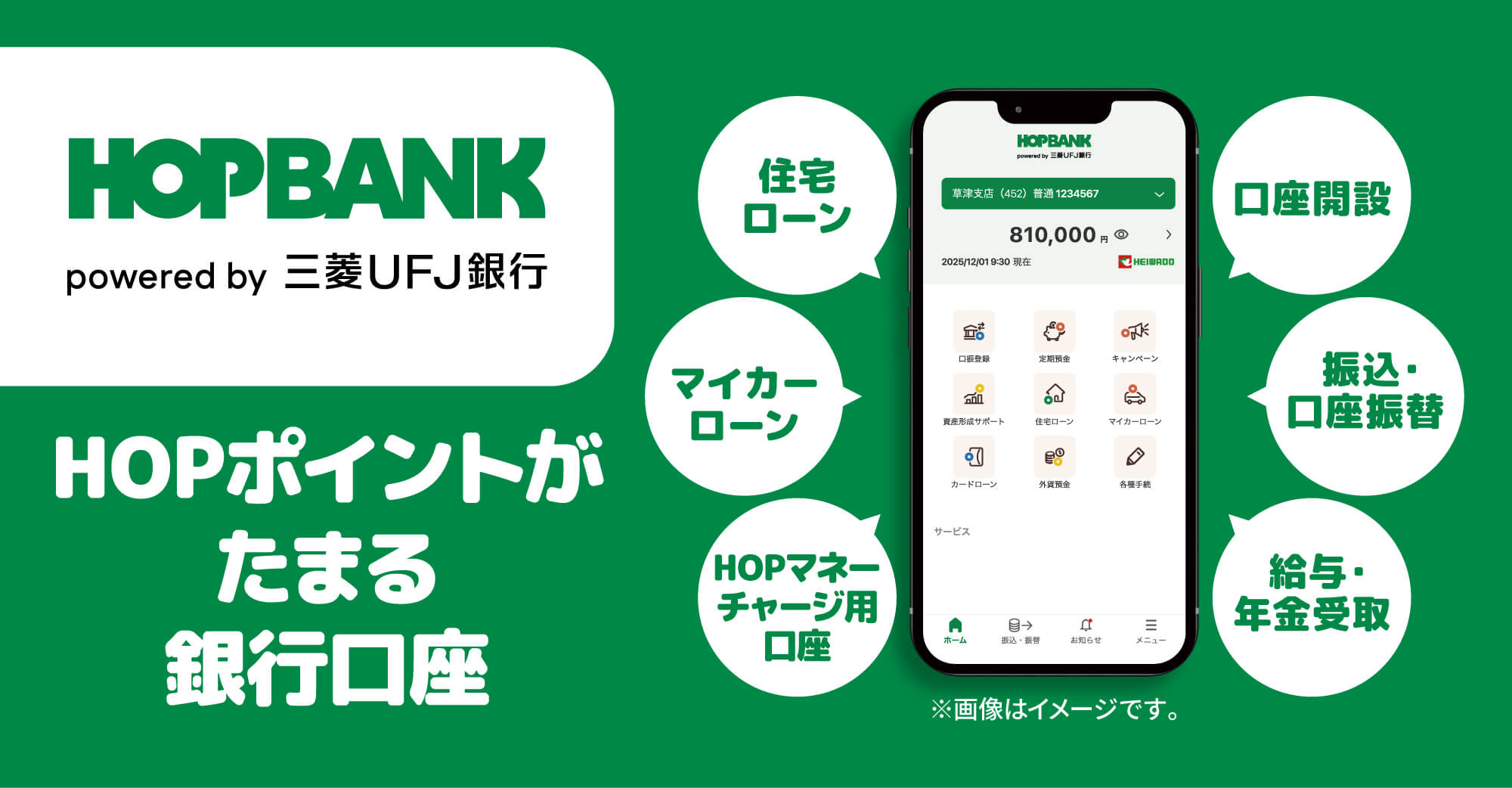 HOPBANK powered by 三菱ＵＦＪ銀行