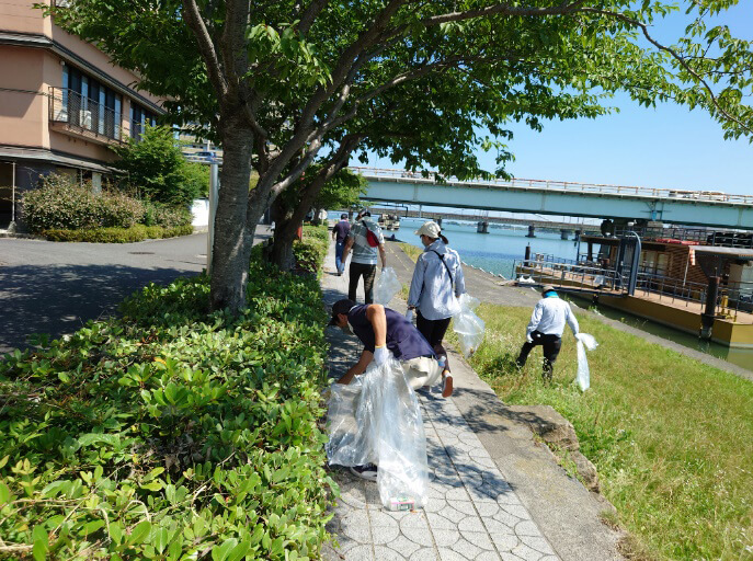 瀬田エリア：唐橋公園～唐橋～国道一号線～瀬田川河口の活動写真