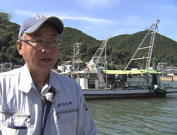 生産者代表 日生漁業協同組合 専務理事 天倉 辰巳（あまくら たつみ）さんの写真