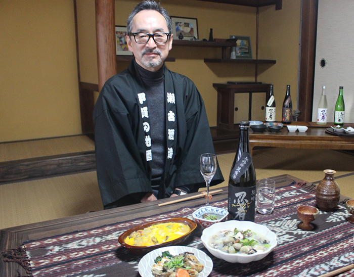 蔵元・上野 敏幸（うえの としゆき）さんの写真