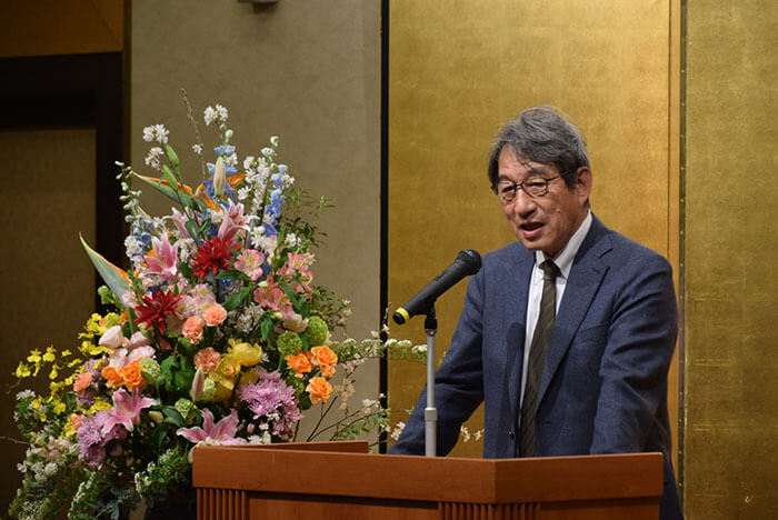 ＜夏原グラント選考委員長 仁連孝昭 平和堂財団理事よりご講評がありました（滋賀県立大学名誉教授）＞