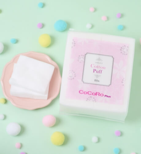 コットンパフ 80枚入